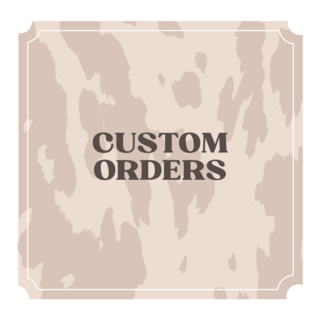 Custom Order, additional charges apply