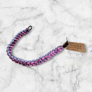Reversible Browbands: Pony Size. Pink Camo & Light Purple
