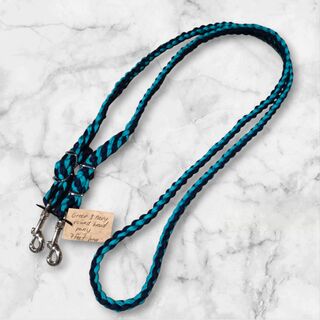 7-Foot Long  Round Braided Clip-On Reins for Ultimate Control and Comfort