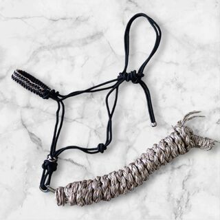 Adjustable Horse Halters – Durable and Comfortable Fit with Lead Rope, Full size