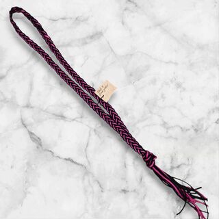 Neckrope. Black & Pink Glitter