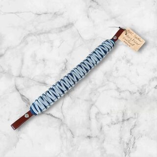 Reversible Browbands: Pony Size.Leather Navy & Silver