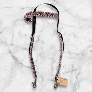 Cob/full quik change bridle in brown and white.