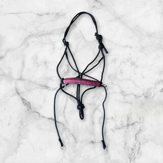 Bitless bridle Black Burgundy Navy
