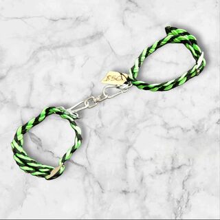Braided hobbles with chain and swivel